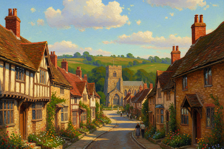 Alfriston, Sussex Jigsaw Puzzle