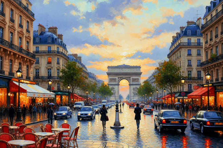 Arc de Triomphe, Paris Jigsaw Puzzle