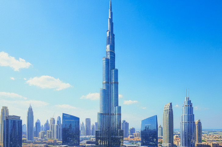 Burj Khalifa, United Arab Emirates Jigsaw Puzzle