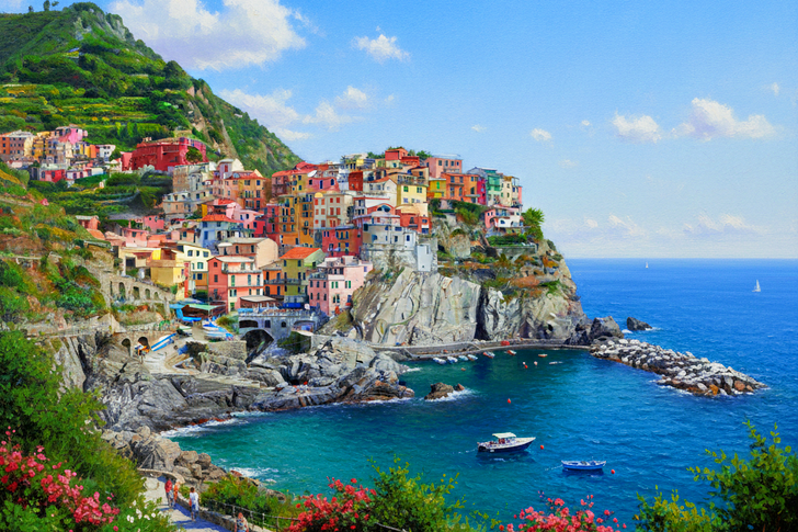 Ciao From Cinque Terre Jigsaw Puzzle