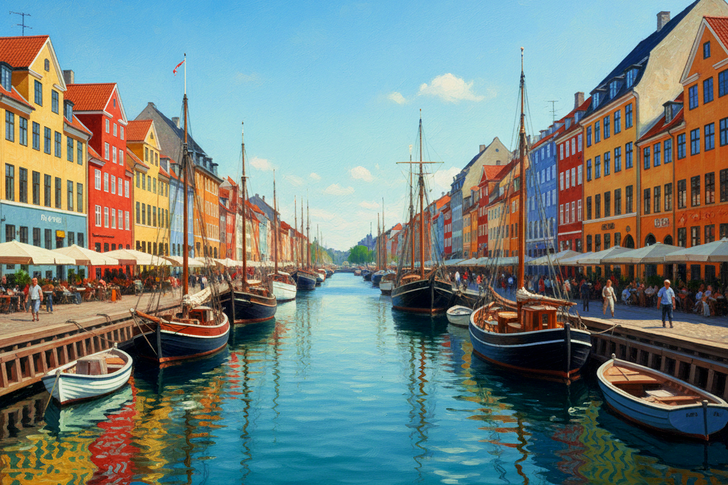 Copenhagen City Jigsaw Puzzle