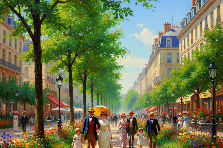 French Walkway Jigsaw Puzzle