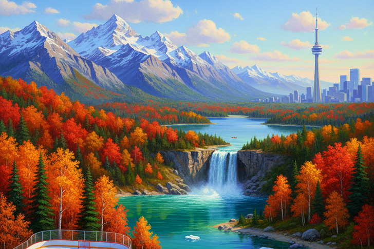 Greetings from Canada Jigsaw Puzzle