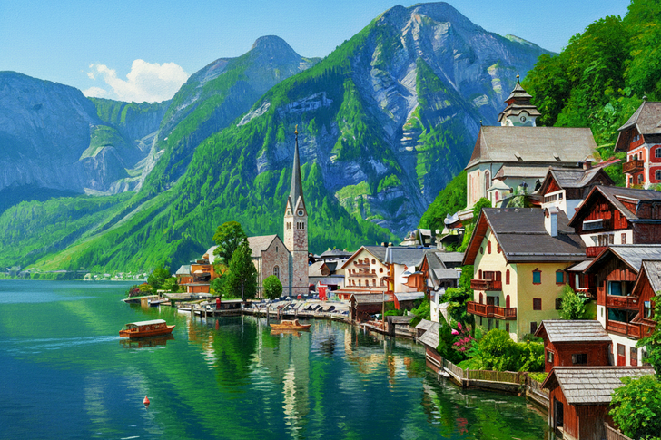 Halstatt Jigsaw Puzzle