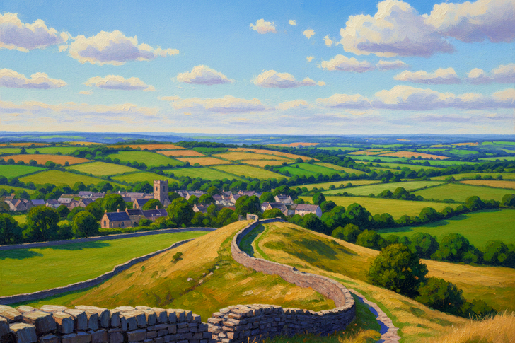 Heddon-on-the-Wall, Northumberland Jigsaw Puzzle