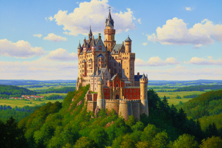 Hohenzollern Castle Germany Jigsaw Puzzle
