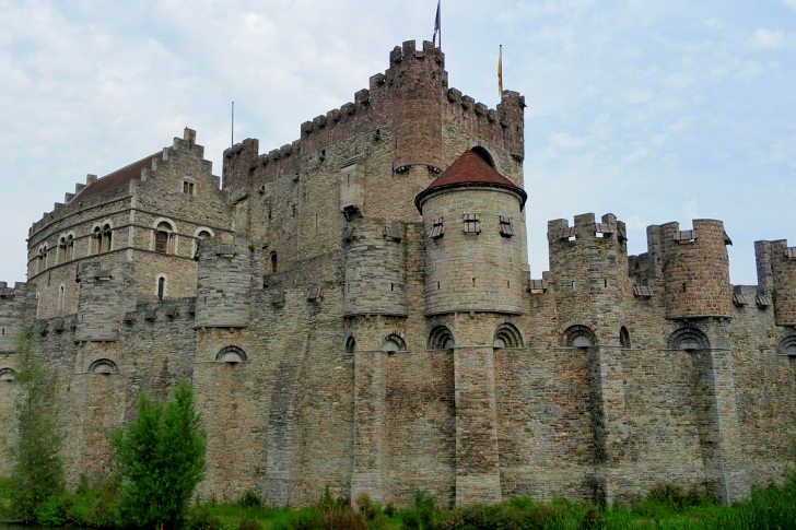 Gravensteen Castle In Ghent
