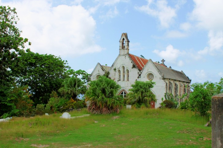 Church Bell Tower In Barbados