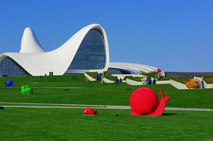 Heydar Aliyev Center In Baku