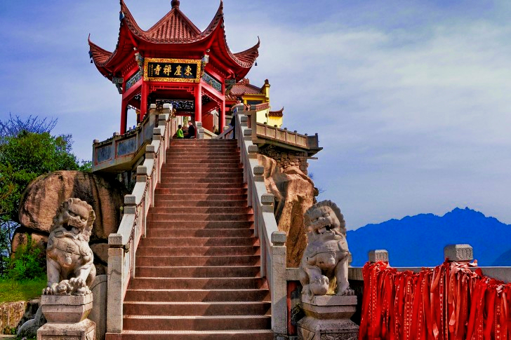 Jiuhuashan Temple In China