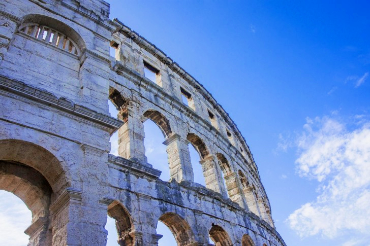Pula Coliseum i Kroatia