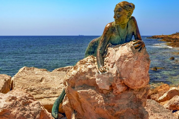 Sculpture In Paphos, Cyprus