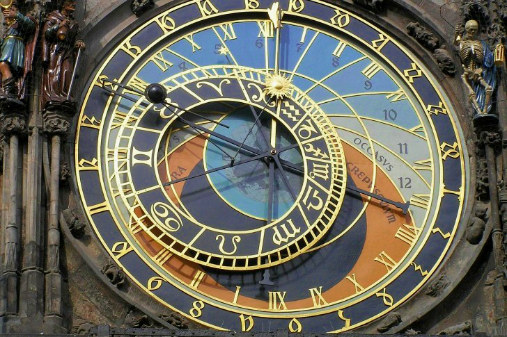 Town Hall Clock In Prague