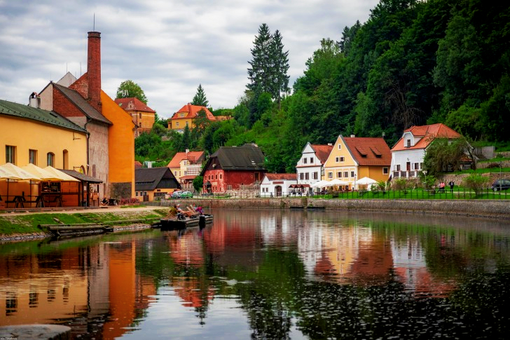Cesky Krumlov In Czech Republic
