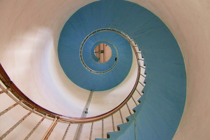 Lighthouse Stairs In Lyngvig Fyr