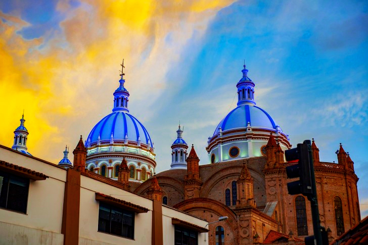 Cathedral Of Cuenca In Basin, Ecuador