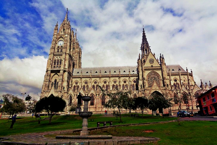 Kathedrale in Quito, Ecuador