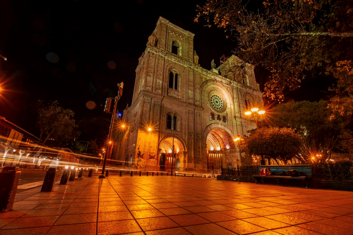 Cathedral Of Cuenca In Basin, Ecuador