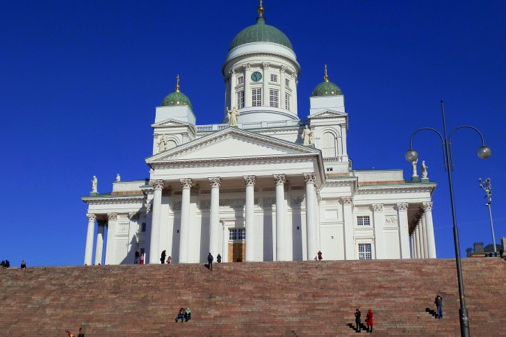 Kathedraal van Helsinki in Finland