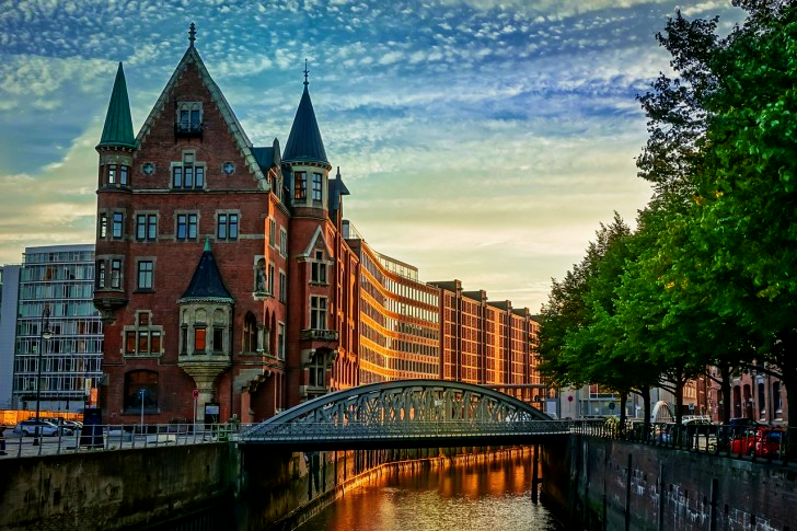 Hamburg Speicherstadt In Germany