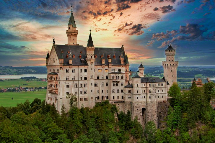 Neuschwansteinkasteel In Duitsland