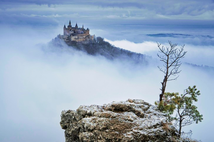 Hohenzollern Castle In Fog