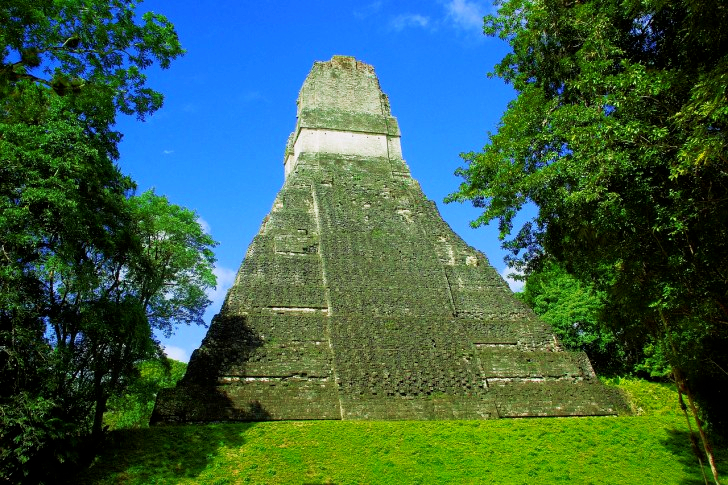 Tikal Pyramid In Guatemala