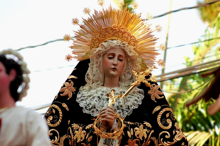 Virgin Santo Domingo In Guatemala