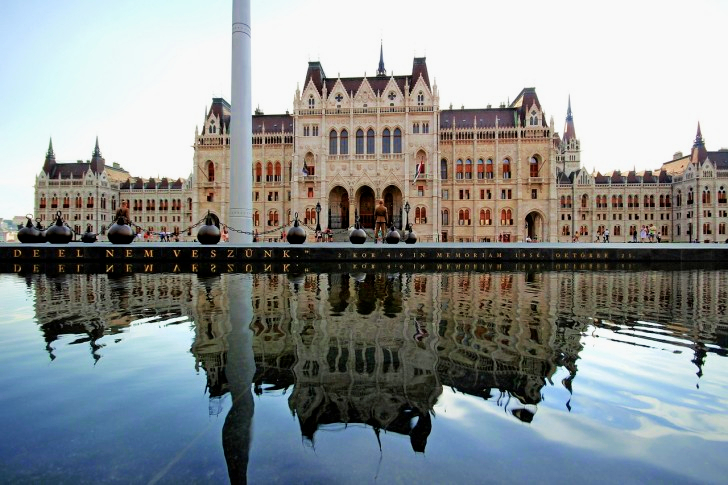 Budapest parlament i Ungarn