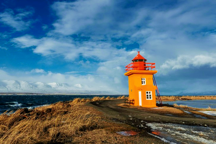 Vuurtoren in IJsland