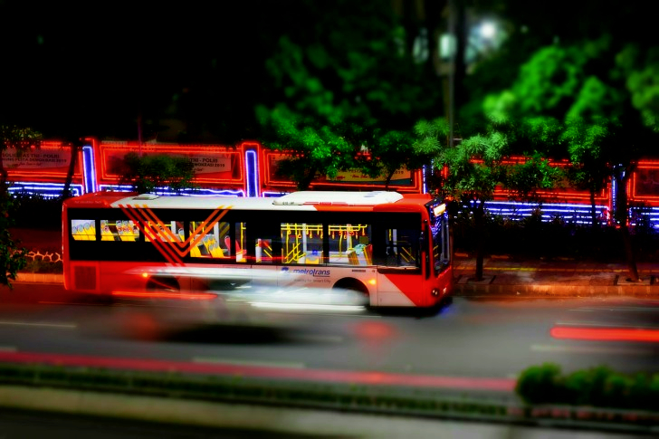 Bus In Jakarta, Indonesia