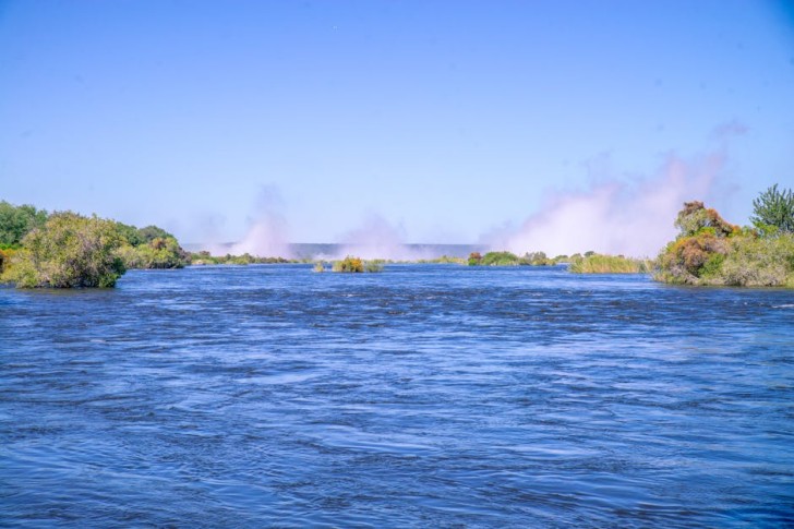 Scenic River View With Mist