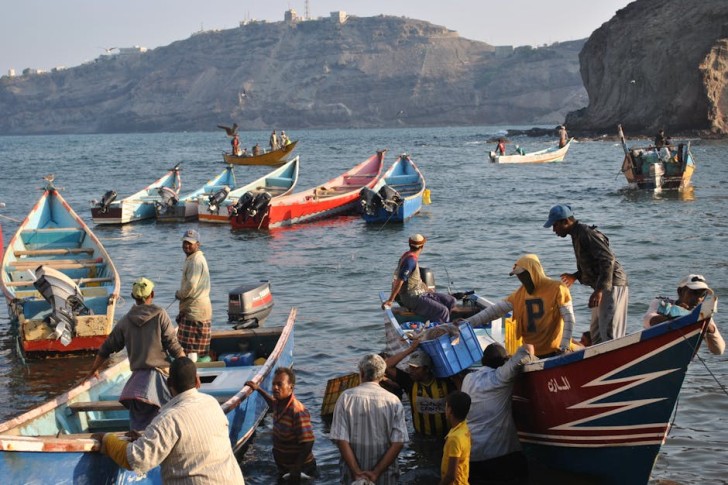 Fishing Boats In Aden, Yemen