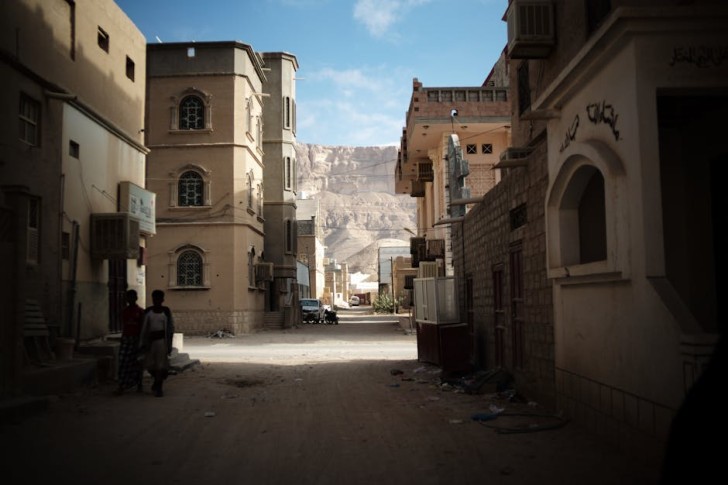 Old Town Street In Yemen
