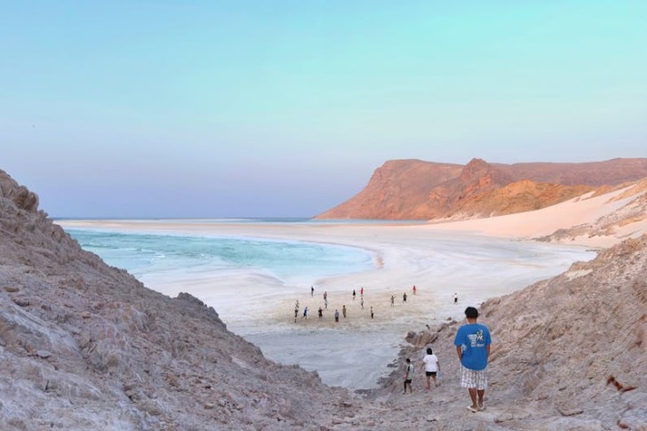 Scenic Beach At Socotra Island Yemen