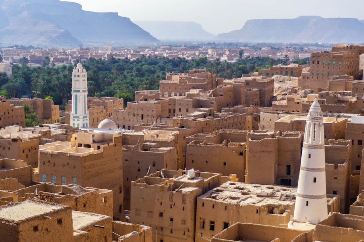 Roofs Of Buildings In Yemen