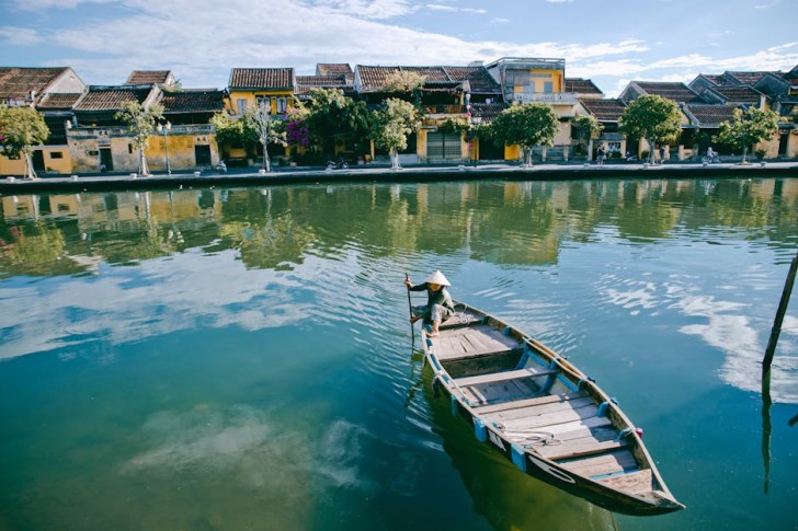 Serene River in Hoi An, Vietnam
