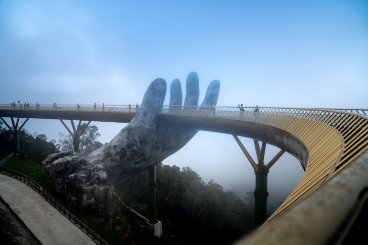 Golden Bridge in Vietnam