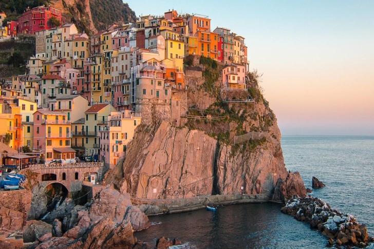 Cinque Terre, Italiaanse kust, zee