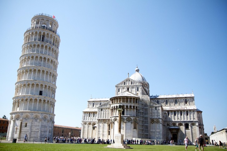 Italië Pisa Toren Monument