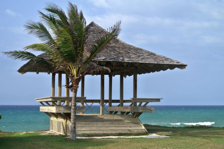 Jamaica Beach Hut Caribbean Palm