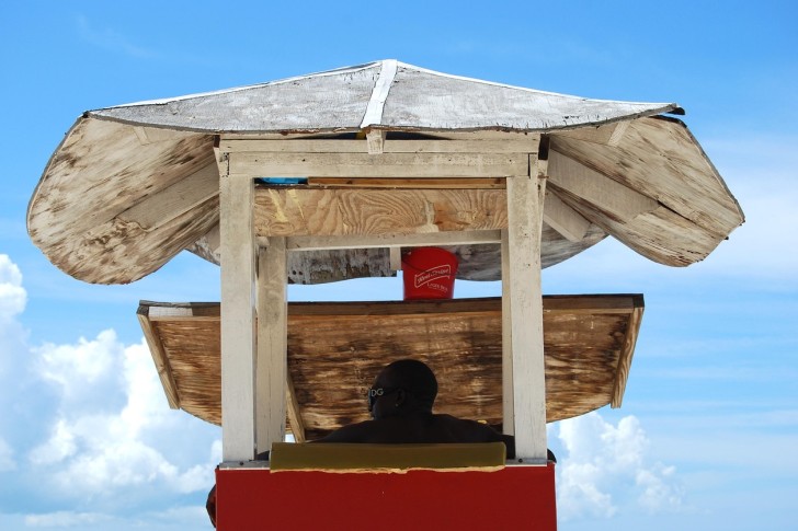 Strandwacht Jamaica Beach Schaduw