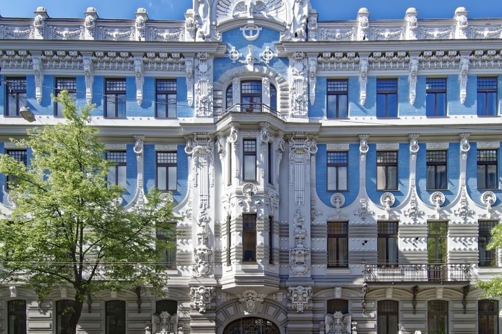 ラトビア リガ ノイシュタット アールヌーボー