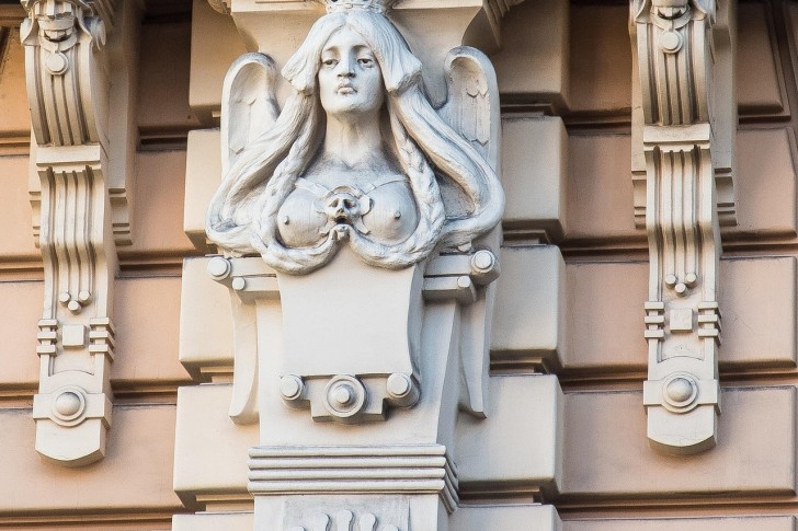 ラトビア アールヌーボー バルト海 リガ