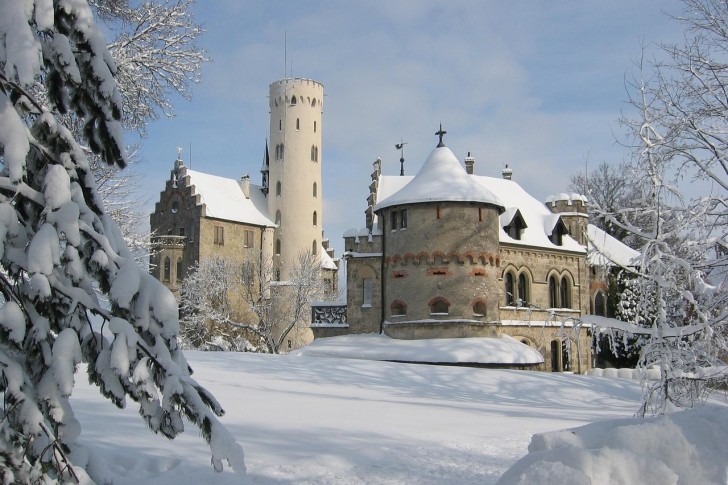 Liechtenstein slott Schwäbische Alb