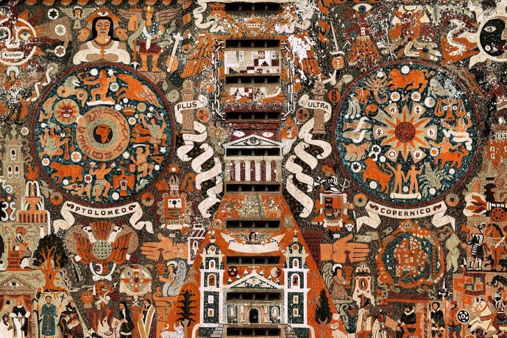 Unam-biblioteket Th Universitetet i Mexico