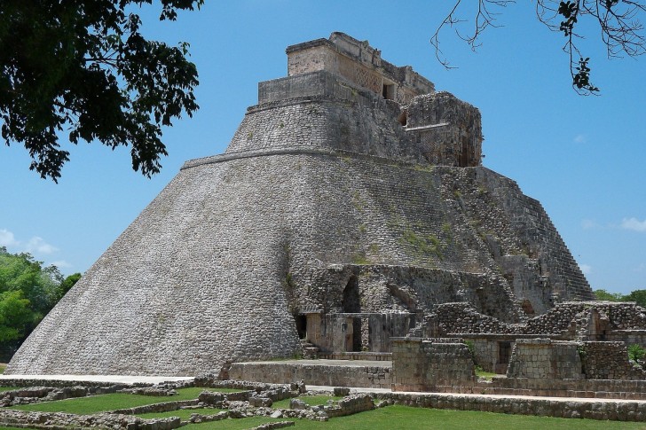 Archeologische ruïnes van de piramides van Mexico