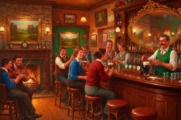 Irish Pub Jigsaw Puzzle