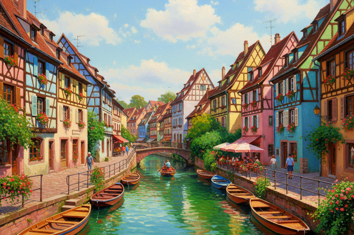Little Venice Colmar Jigsaw Puzzle