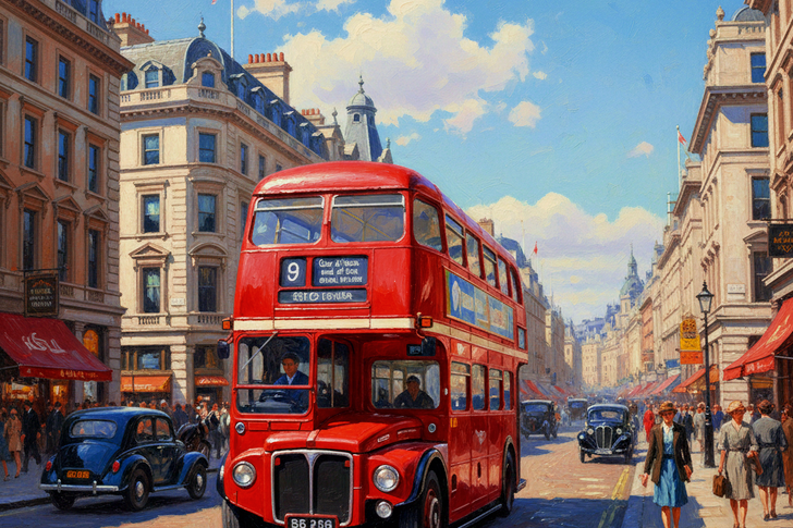 London Bus Jigsaw Puzzle
